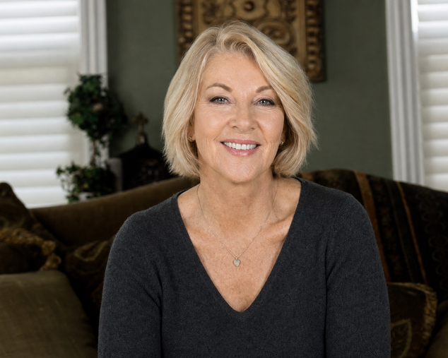 Lynette, confident and glowing with firmer skin at 62